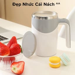 Thumbnail Cốc Tự Khuấy Tự Động 380ml Giữ Nhiệt Cốc Pha Cà Phê Sữa Hoa Quả Cốc Khuấy Điện Bằng Thép Không Gỉ Chính Hãng Amalife 2