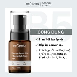 Thumbnail DRCEUTICS Serum B5 DrCeutics Cấp Ẩm Và Phục Hồi Da Dexpanthenol 10% + Centella Extract + HA (30g) 2