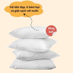 Thumbnail Ruột Gối Nằm K-Bedding by Everon - Trắng, Gối Cao nhiều kích thước (1 cái) 2