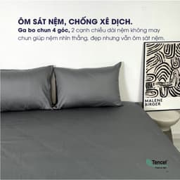 Thumbnail Set 3 món ga gối lụa Cotton Tencel tự nhiên (Châu Âu) 60S Changmi Bedding siêu mềm mượt và mát lạnh 3