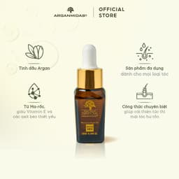 Thumbnail Dầu dưỡng phục hồi tóc hư tổn chuyên sâu Arganmidas Moroccan Argan Oil 10ml 4