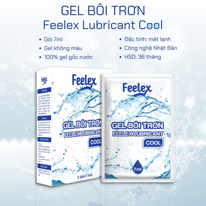 Ảnh Gel bôi trơn Feelex Lubricant - gói 7ml 1