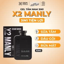 Thumbnail Gel Tắm Nam Cỏ Cây Hoa Lá X2 Manly 3in1 320g - Hương Nước Hoa Nam Tính 2