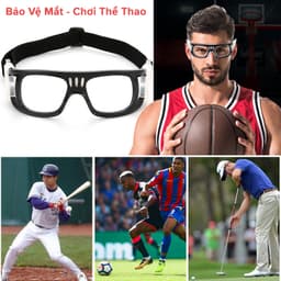 Thumbnail Combo Kính Bảo Vệ Mắt Chơi Thể Thao Tặng Hộp Đựng Kính Chơi Bóng Rổ Bóng Đá Chống Mồ Hôi Có Thể Thay Tròng Cận Amife 3