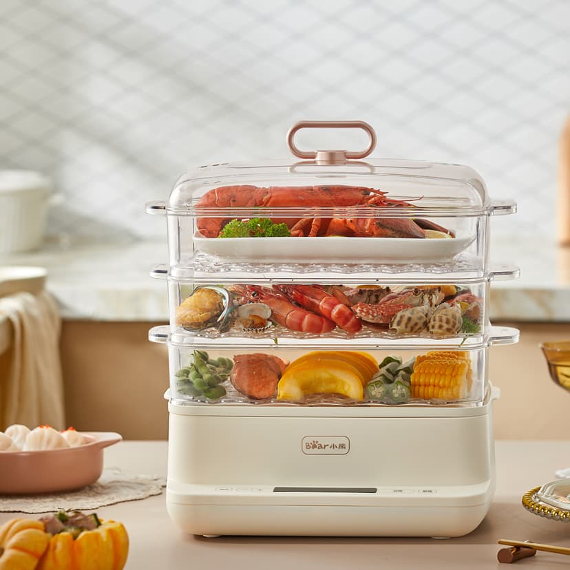 Ảnh Nồi hấp đa năng 12 Lít Bear DZG-CA2D1 - Hàng Chính Hãng 3