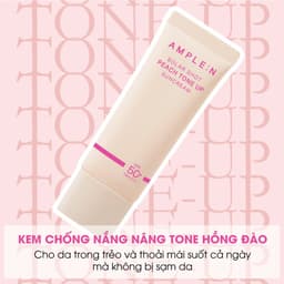 Thumbnail Kem Chống Nắng Nâng Tone Hồng Đào Ample:n Solar Shot Peach Tone Up Suncream 40ml 1