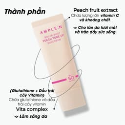 Thumbnail Kem Chống Nắng Nâng Tone Hồng Đào Ample:n Solar Shot Peach Tone Up Suncream 40ml 4