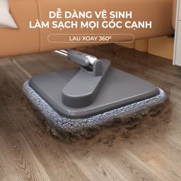 Thumbnail Bộ cây lau nhà ZOLELE 360 độ tự vắt 2 ngăn tách riêng nước bẩn M16 - Chính hãng 4