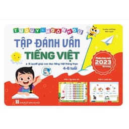 Thumbnail Sách - Combo Tập Đánh Vần Tiếng Việt, Tập Viết, Toán Tư Duy Cho Bé 4 - 6 Tuổi. 4