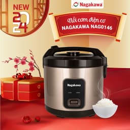 Thumbnail Nồi cơm điện cơ Nagakawa NAG0146 (1,8L - 900W) - Lòng nồi hợp kim nhôm - Bảo hành 1 năm 1