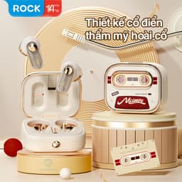 Thumbnail Tai nghe bluetooth không dây nhét tai  TWS Rockspace Retro Mix Tape nghe nhạc lên đến 20h BH 1 năm 1