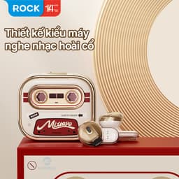 Thumbnail Tai nghe bluetooth không dây nhét tai  TWS Rockspace Retro Mix Tape nghe nhạc lên đến 20h BH 1 năm 2