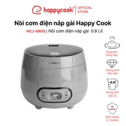 Thumbnail NỒI CƠM ĐIỆN NẮP GÀI 0.8L HAPPYCOOK, HCJ-080G 1