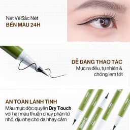 Thumbnail Kẻ Mắt Glamrr Q Chống Nước Thuần Chay VEGAN SUPER STAY EYELINER (0.6g) 3