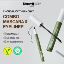 Thumbnail Combo Mascara Glamrr Q Cong Dày Chống Nước Thuần Chay (7g) & Kẻ Mắt Glamrr Q Chống Nước Thuần Chay (0.6g) 1