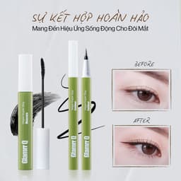 Thumbnail Combo Mascara Glamrr Q Cong Dày Chống Nước Thuần Chay (7g) & Kẻ Mắt Glamrr Q Chống Nước Thuần Chay (0.6g) 4