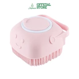 Thumbnail Bàn chải tắm cho chó mèo Julyhouse tạo bọt massage và có chỗ đựng sữa tắm (màu ngẫu nhiên) 4