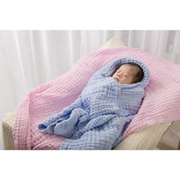 Thumbnail L’Ange Khăn tắm/Khăn quấn/Chăn đắp vải bông 6 lớp 70x95cm 4