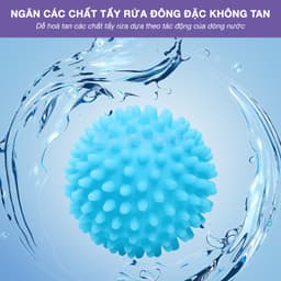 Thumbnail Bóng giặt quần áo cao cấp DOROTA chống nhăn, rối quần áo chất liệu silicon mềm không gây hỏng quần áo BGQA 4