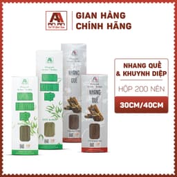 Thumbnail Nhang Sạch An An hương Quế, Khuynh Diệp Hộp 180 - 200 Nén, Dài 29cm Và 38 Cm. 2