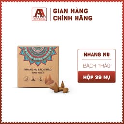 Thumbnail Nhang nụ bách thảo, nhang nụ thuốc bắc xông nhà, thiền định 100% tự nhiên hộp 39 viên - Nhang sạch An An 2