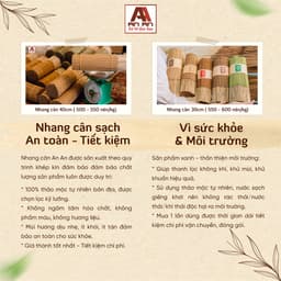 Thumbnail Nhang sạch hương thảo mộc 1kg mix 2 mùi An An cao cấp 100% thiên nhiên nhang trầm hương, quế, khuynh diệp an toàn 2