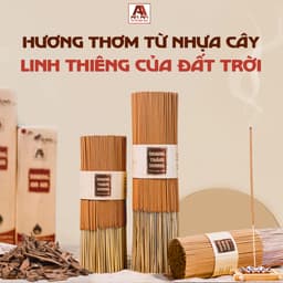 Thumbnail Nhang Trầm Hương 1kg An An Loại Cao Cấp Dài 38cm tiết kiệm hơn, mùi thơm dịu nhẹ. 3