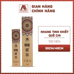 Thumbnail Nhang thơm sạch tinh khiết An An - 100 nén Hương quế, khuynh diệp, trầm hương, Bài, bách thảo 30cm, 40cm đuổi muỗi 2