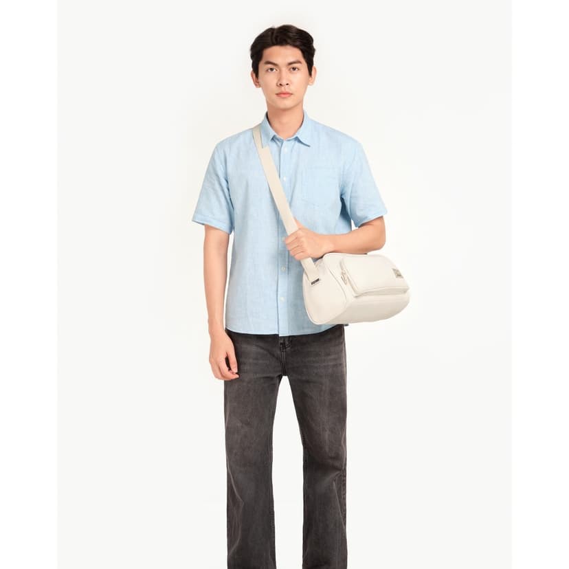 Ảnh Túi trống BAMA New Basic Duffle Bag NB501 chống nước có nhiều ngăn túi tập gym thể thao túi du lịch 4