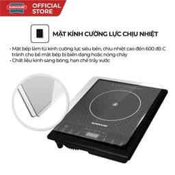 Thumbnail Bếp đơn hồng ngoại Sunhouse SHD6011 - Công suất 2000W - Phím bấm điện tử - 5 chế độ nấu - Bảo hành 12 tháng 4