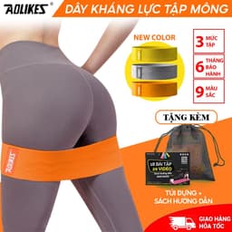 Thumbnail Dây kháng lực vải miniband tập mông Aolikes 3604 1