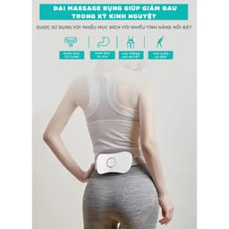 Thumbnail Quà Valentine Tuyệt Vời Cho Bạn Gái - Máy Massage Bụng KINGTECH KS-220, Đai Chườm Nguyệt San Rung Cao Tần, Làm Ấm 2