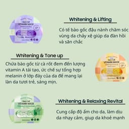 Thumbnail Mặt Nạ Dưỡng Da Chuyên Sâu BANOBAGI Stem Cell Vitamin Mask, Super Collagen Mask Daily Beauty 2