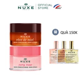 Thumbnail Combo Son dưỡng môi dạng hũ Nuxe Very Rose 15g & Sáp dưỡng môi Nuxe Rêve de Miel 15g tặng 6ml Dầu dưỡng 1