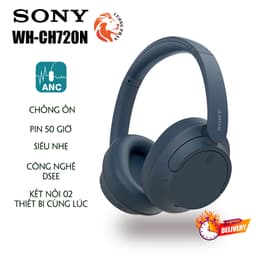 Thumbnail Tai Nghe Chụp Tai Chống Ồn Chủ Động Sony WH-CH720N, Âm Bass Mạnh Mẽ, Pin 50H - Nhẹ Và Đeo Thoải Mái 1
