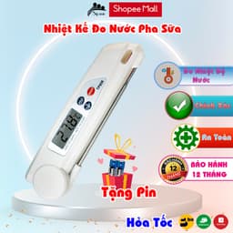 Thumbnail Nhiệt kế điện tử đa năng, Sipanic đo nước pha sữa, thực phẩm, nước tắm an toàn cho bé 1