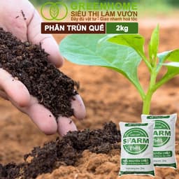 Thumbnail Phân Trùn Quế Greenhome, Bao 2kg, Dinh Dưỡng Hữu Cơ, Không Mùi, Tốt Cho Lan, Bonsai, Rau, Cây Trái. 3