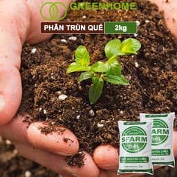 Thumbnail Phân Trùn Quế Greenhome, Bao 2kg, Dinh Dưỡng Hữu Cơ, Không Mùi, Tốt Cho Lan, Bonsai, Rau, Cây Trái. 4