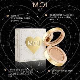 Thumbnail Phấn nước kiềm dầu che khuyết điểm SPF50+ PA+++ MOI Premium Baby Skin Cushion phiên bản mùa lễ hội 12g 2