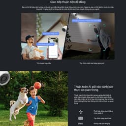 Thumbnail camera wifi không dây ezviz H3c 2K+ 4Megapixel có màu ban đêm , đàm thoại 2 chiều phát AI phát hiện chuyển động 2