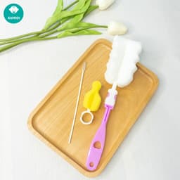 Thumbnail Cọ Bình Sữa Kamidi 3 Chi Tiết Vệ Sinh Bình Sữa Màu Ngẫu Nhiên 3