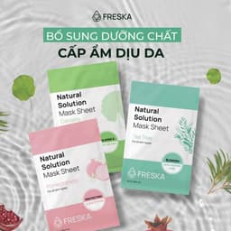 Thumbnail Combo 2 Miếng Mặt nạ giấy Freska Natural Solution Mask Sheet 25ml (giao ngẫu nhiên) 2