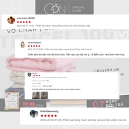 Thumbnail Chăn Chần Gòn, Vỏ Chăn Lụa Tencel Cao Cấp Gòn Bedding Màu Trơn 2m2x2m 1