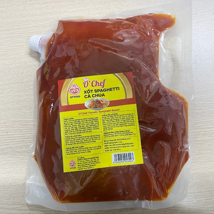 Ảnh Xốt Spaghetti vị cà chua O'chef Ottogi 2kg 1
