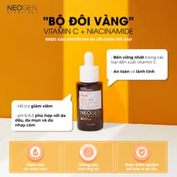 Thumbnail Bộ Sản Phẩm Serum & Kem Dưỡng Vitamin C 22% Mờ Thâm Dưỡng Trắng Da Neogen Dermalogy Real Vita C 4