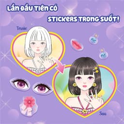 Thumbnail Combo Sách trang điểm công chúa (5 cuốn) (Tô màu và bóc dán hơn 500+ sticker trang điểm) cho bé gái 4