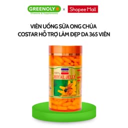 Thumbnail Viên Uống Sữa Ong Chúa Costar Royal Jelly 1450mg Hỗ Trợ Đẹp, Mịn Màng Da 365 Viên 1