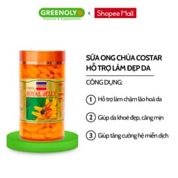 Thumbnail Viên Uống Sữa Ong Chúa Costar Royal Jelly 1450mg Hỗ Trợ Đẹp, Mịn Màng Da 365 Viên 2