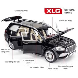 Thumbnail Mô hình xe Mercedes Maybach GLS 600 1:24 cao cấp XLG dài 22 cm 3