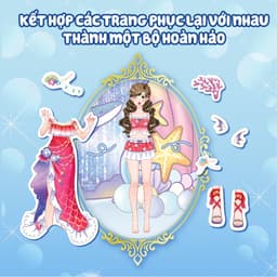 Thumbnail Sách Thời Trang Công Chúa Kỳ Diệu - Bóc dán 100+ stickers váy, phụ kiện xinh đẹp cho bé gái 4